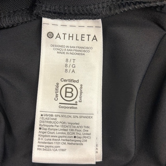 NWOT Athleta Pinnacle Black Trouser Size 8/T - Picture 8 of 11